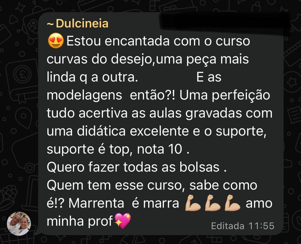 Depoimento de aluna do 5º Ato Conquista