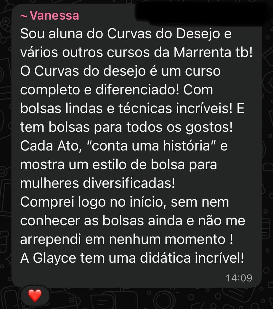 Depoimento de aluna do 5º Ato Conquista