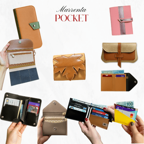 Modelos de carteiras do Marrenta Pocket